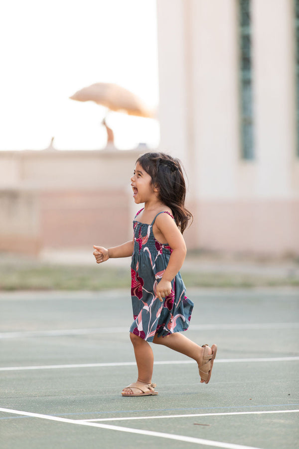 YIREH Kaia Dress in Oasis - Rayon Child's Dress