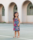 YIREH Kaia Dress in Oasis - Rayon Child's Dress