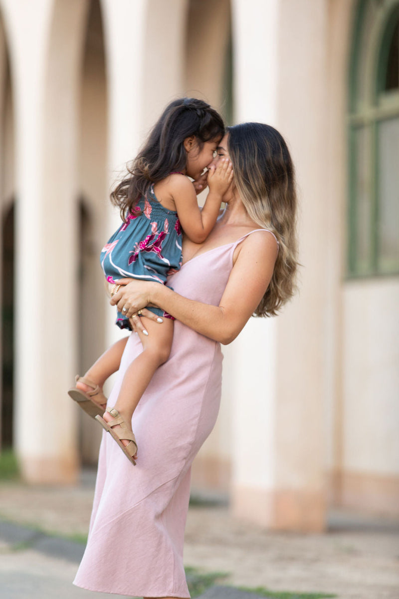 YIREH Kaia Dress in Oasis - Rayon Child's Dress