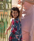 YIREH Kaia Dress in Oasis - Rayon Child's Dress
