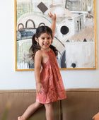YIREH Kaia Dress in Terra Rossa - Rayon Child's Dress
