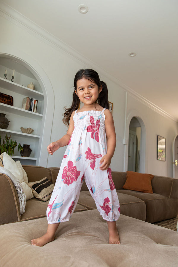 YIREH Lyla Jumper in Island Breeze - Rayon Child's Jumpsuit