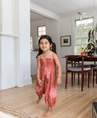 YIREH Lyla Jumper in Terra Rossa - Rayon Child's Jumpsuit