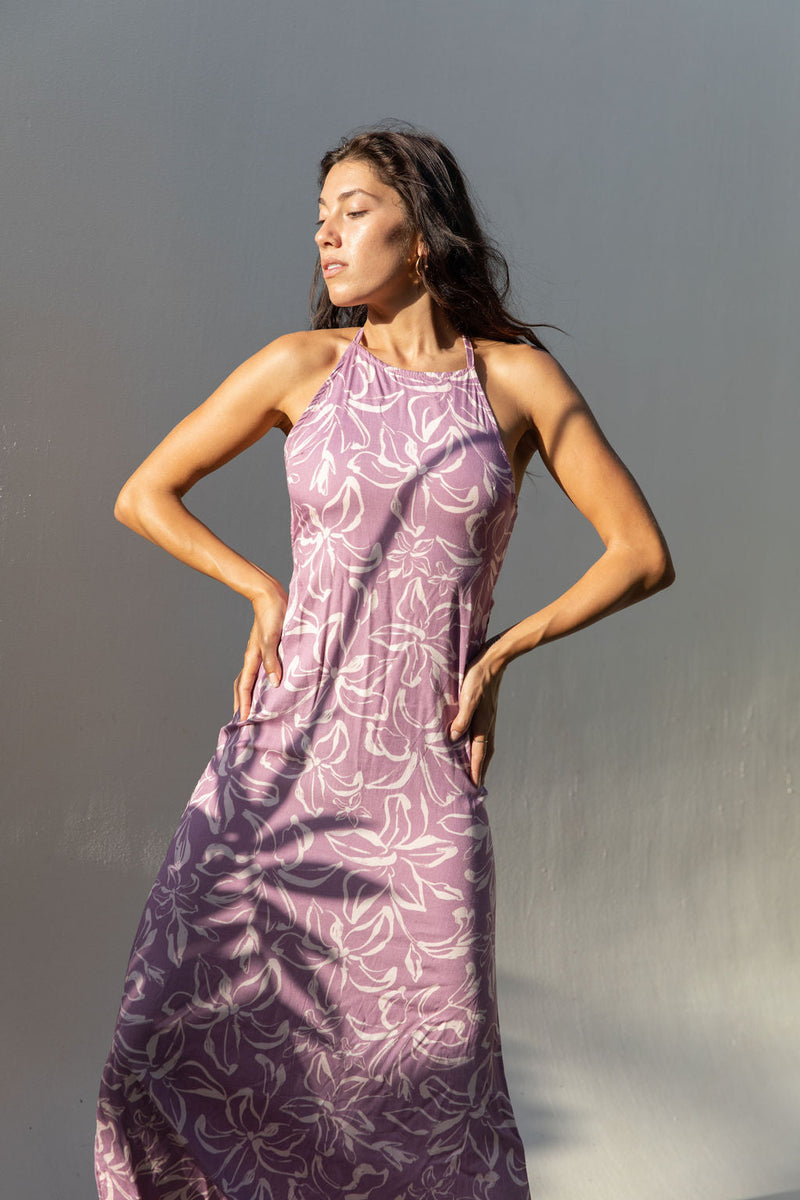 YIREH Rue Maxi Dress in Wallflower - Rayon Women's Dress