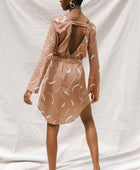 YIREH Midori Dress in Clay - Rayon Women's Dress