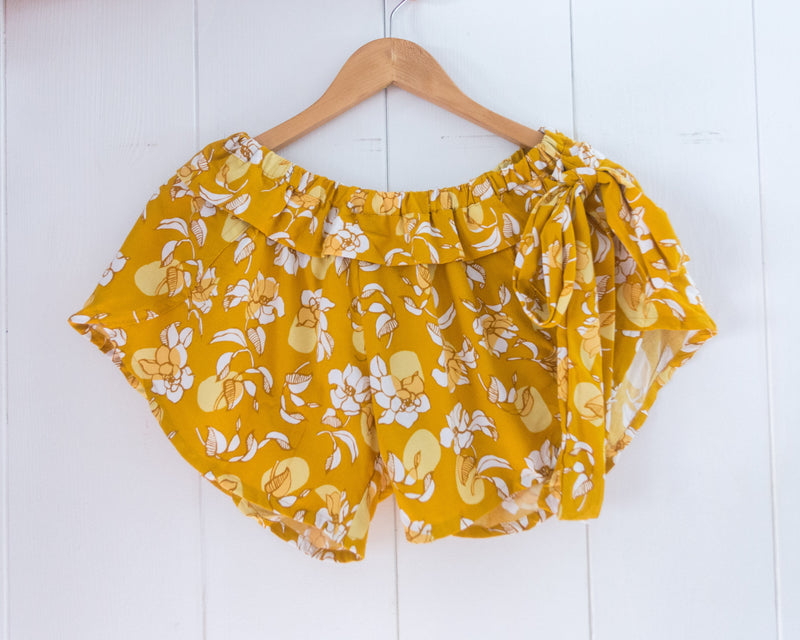 YIREH Pantai Short in Honey - Rayon Women's Shorts